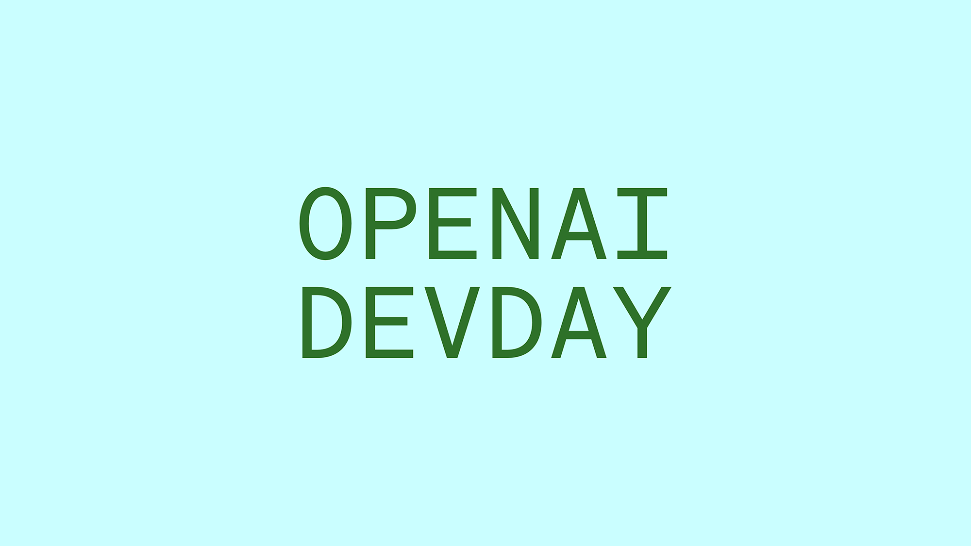科技品牌盛會設計案例：OpenAI DevDay的品牌形象策劃設計
